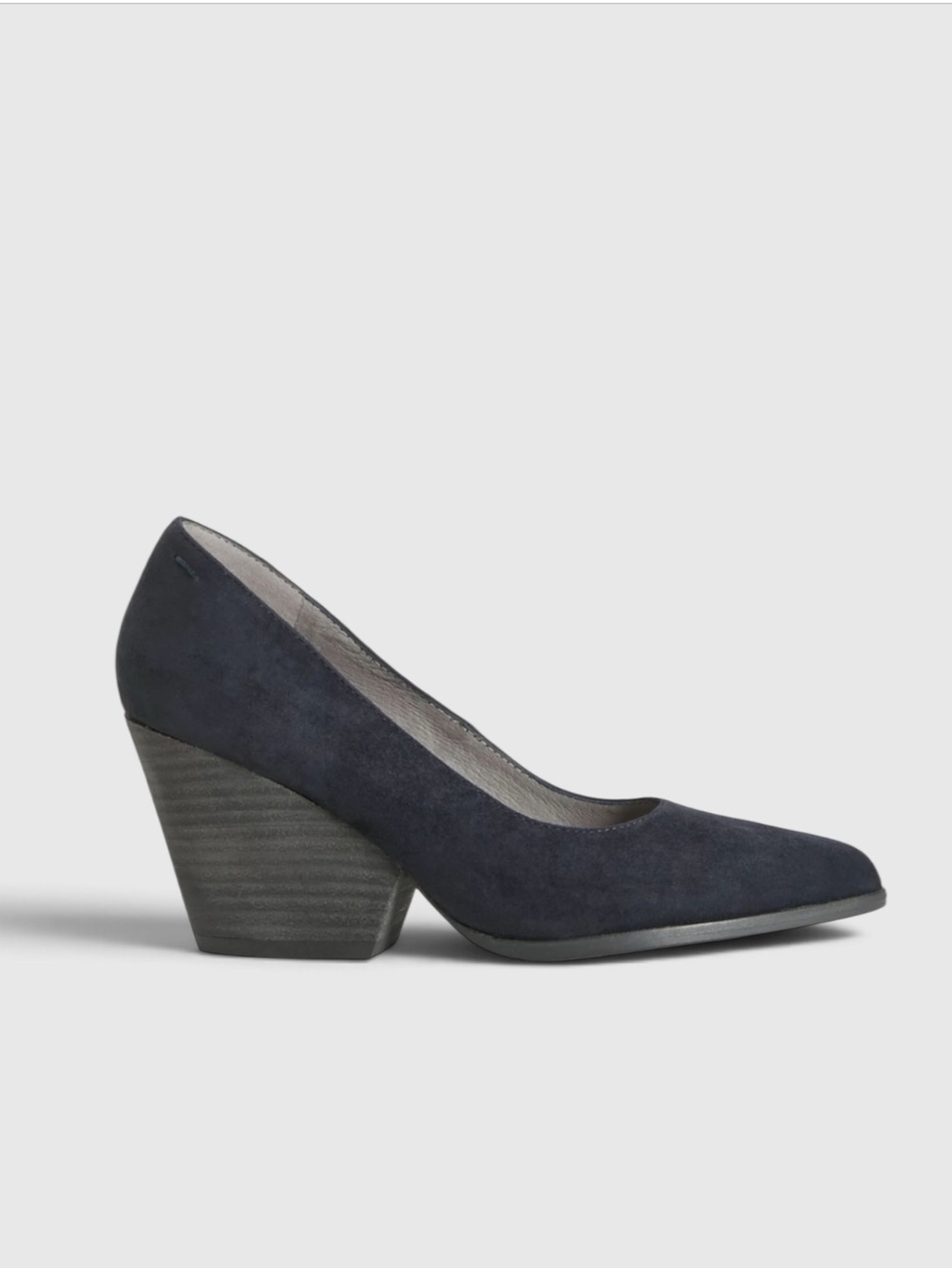 Eileen Fisher Hawk Suede Women's Block Heel Pumps 7.5 NWT